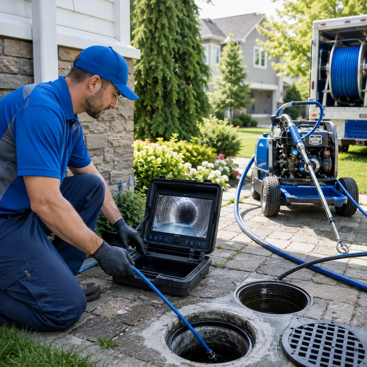 Outdoor drain cleaning professionals serving Stover, MO